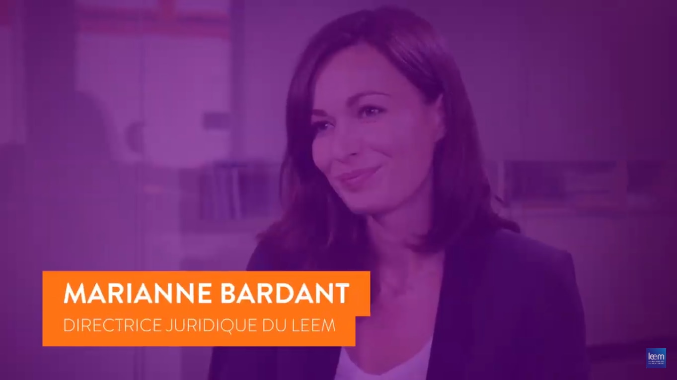 Interview de Marianne Bardant, Directrice juridique du Leem