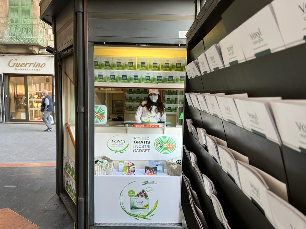 L'edicola Voxyl Voce a San Remo