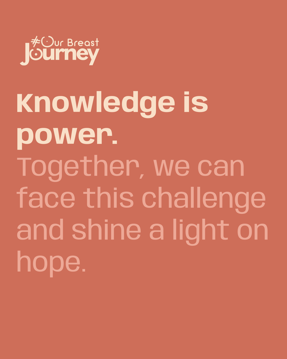 Knowledge is power for our breast journey