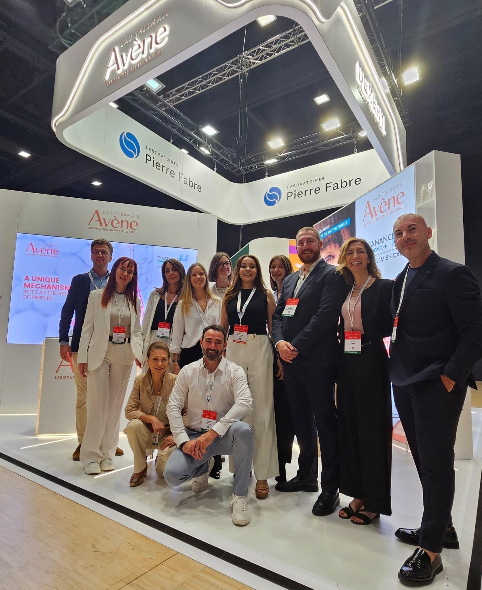 Congresso Internazionale di dermatologia stand Pierre Fabre
