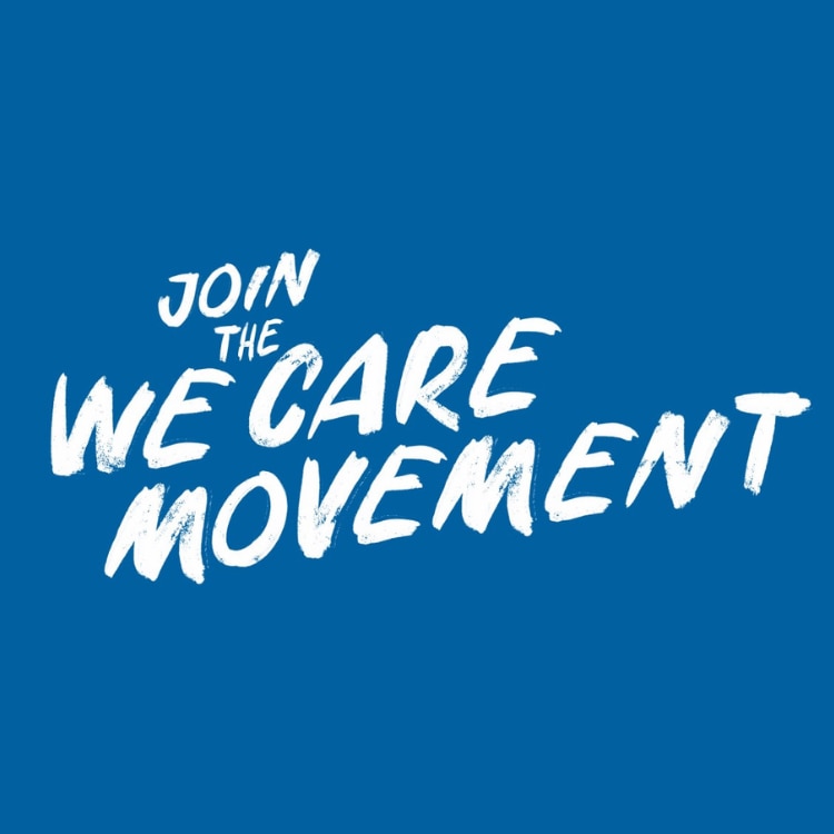 join the we care movement