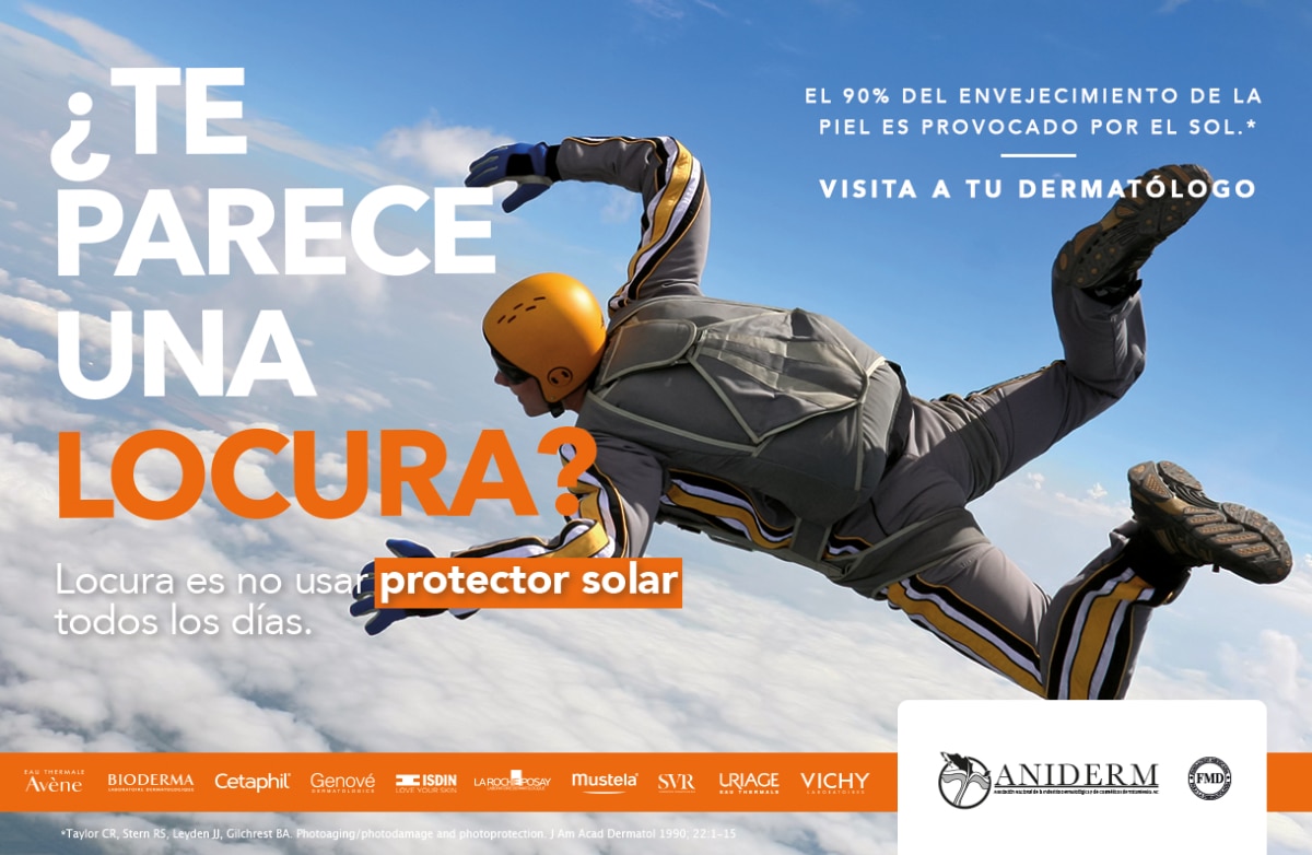 Locura es no usar protector solar