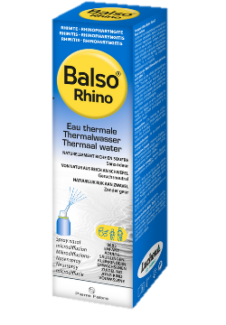 Balso Rhino Eau Thermale naturellement riche en souffre nettoie le nez