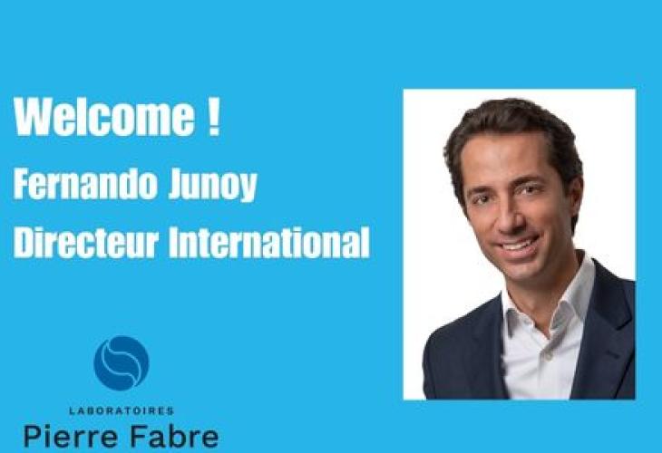Fernando Junoy Nomincation chez les Laboratoires Pierre Fabre