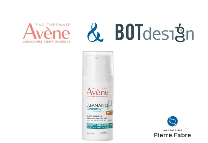 logo avène, bot design et laboratoires pierre fabre