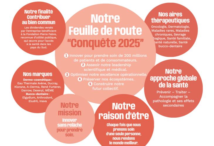 Schéma de la feuille de route &quot;Conquête 2025&quot;