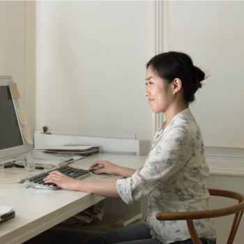 Homme teletravail