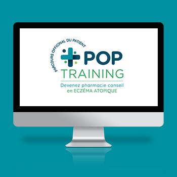 une maquette du pop training en ligne